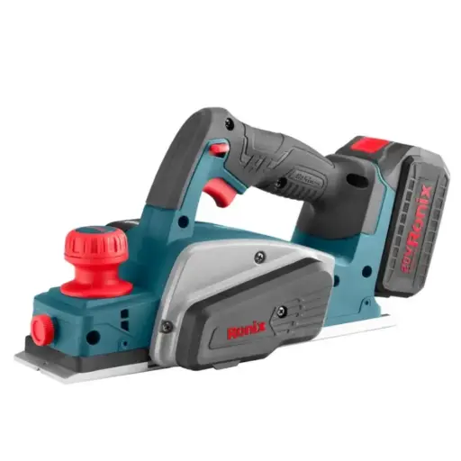 [CEP-RON-8603] CEPILLADORA INALAMBRICA 20 V 1 BATERIA 4 AH USA HOJILLA TIPO BOSCH REF. 8603 MARCA RONIX