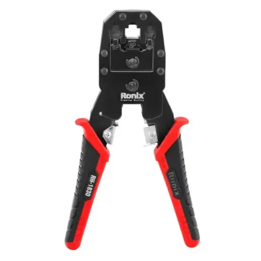 [HER-RON-RH-1830] HERRAMIENTA MULTIFUNC. PONCHADORA CONECTOR 8P/6P/4P / CORTA / PELA CABLE PLANO/REDONDO CAT 5 /6 / RJ45/ 11/12 REF. RH-1830 MARCA RONIX