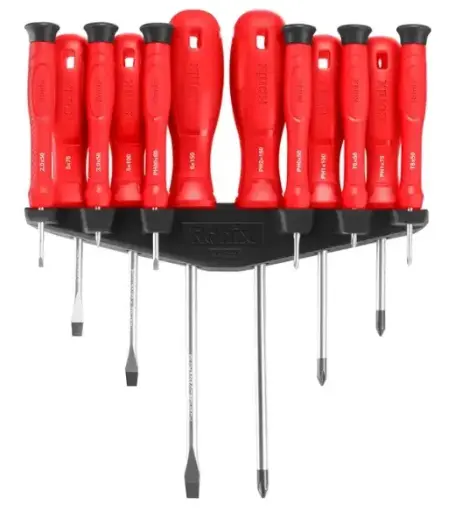 [JUE-RON-RH-2728] JUEGO DE DESTRONILLADORES  12 PIEZAS REF. RH-2728 MARCA RONIX