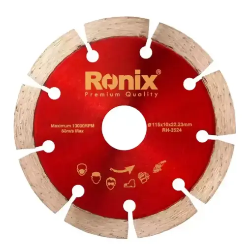 [DIS-RON-RH-3524] DISCO DE CORTE DE GRANITO 4 1/2" 115 X 22,20 X 10 MM REF. RH-3524 MARCA RONIX