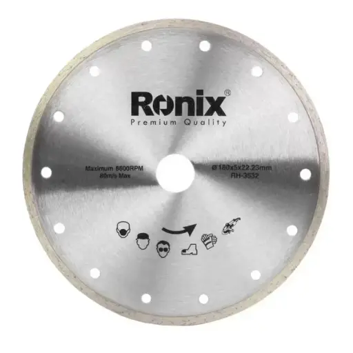 [DIS-RON-RH-3532] DISCO CORTE CERAMICA 7" 180 X 22.20 X 5 MM REF. RH-3532 MARCA RONIX
