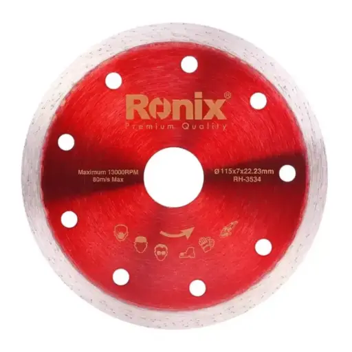 [DIS-RON-RH-3534] DISCO CORTE CERAMICA  4 1/2" 115 X 22.20 X 7 MM REF. RH-3534 MARCA RONIX