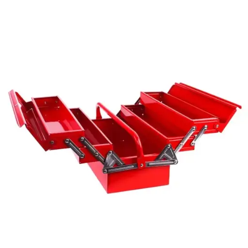 [CAJ-RON-RH-9103] CAJA DE HERRAMIENTAS DE METAL 17" COLOR ROJO REF. RH-9103 MARCA RONIX