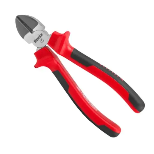 [ALI-RON-RH-1278] ALICATE CORTE DIAGONAL 180 MM 7" C/ ROJO - NEGRO REF. RH-1278 MARCA RONIX