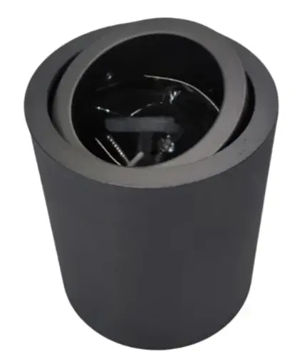 [APL-LUM-LUM-180-G] APLIQUE DE TECHO SUPERFICIAL PARA DICROICO GU10 ORIENTABLE COLOR GRIS REF. LUM-180-G MARCA LUMIND 