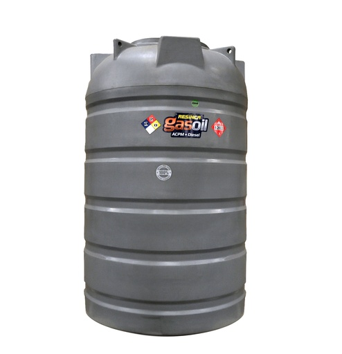 [TAN-RES-JTG1500-G] TANQUE DE GASOIL CAP. 1.500 LTS MOD. JUMBO TANQUE (1.18 X 1.58 MTS) GRIS MARCA RESINCA