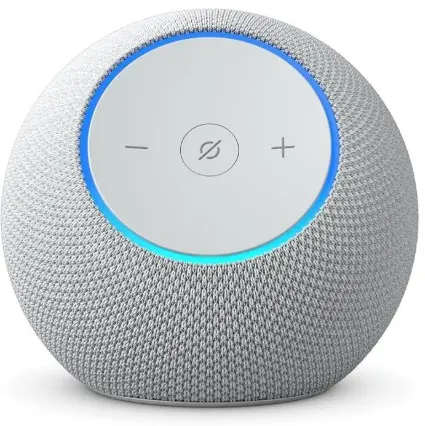 [ALT-ALEXA-MA49CA.BL] ALTAVOZ / CORNETA BLUETOOTH INTELIGENTE ALEXA ECHO DOT MAX COLOR BLANCO GLACIAL COD. MA49CA / 660076 MARCA ALEXA