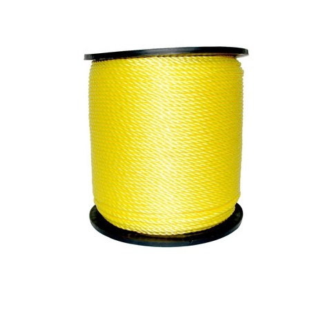 [MEC-ELI-7.16] MECATE SINTETICO DE 7/16" 11.11 MM COLOR AMARILLO ( ROLLO 10 KG ) ( 210 MTS ) MARCA EL INDIO