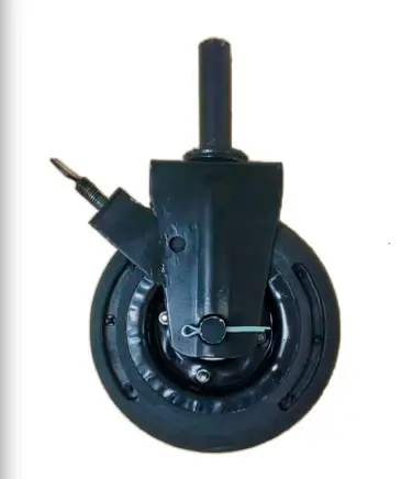 [RUE-RUT-1002047-1] RUEDA DE GOMA PARA ANDAMIO 8" CON FRENO VASTAGO 5/8" REF. 1002047-1 MARCA RUTEL