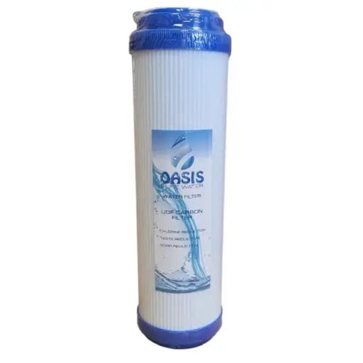 [CAR-OAS-OPW-GAC-10AC] CARTUCHO CARBON BLOCK ACTIVADO GRANULADO 10" X 2.5" REDUCCION DE CLORO-SABORES-OLORES- REF. OPW-GAC-10AC MARCA OASIS