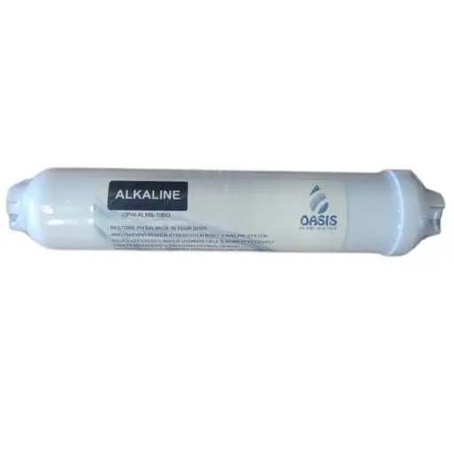 [CAR-OAS-OPW-ALMB-10BG] CARTUCHO ALCALINIZADOR EN LINEA 10" AJUSTA PH-NEUTRALIZA Y ELIMINA DESECHOS REF. OPW-ALMB-10BG MARCA OASIS