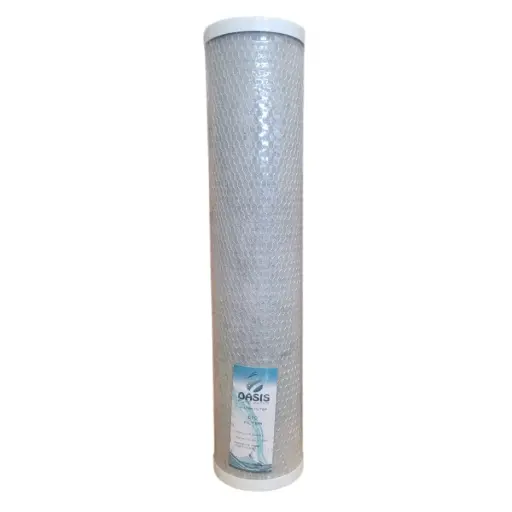 [CAR-OAS-OPW-CTO-20BBYH] CARTUCHO CARBON BLOCK ACTIVADO 20" X 4.5" REDUCCION DE CLORO-SABORES-OLORES REF. OPW-CTO-20BBYH MARCA OASIS