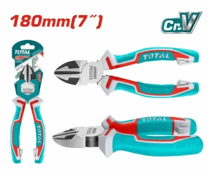 [ALI-TOT-THT230706] ALICATE CORTE DIAGONAL 7" X 180 MM REF. THT230706 / 168525 MARCA TOTAL TOOLS