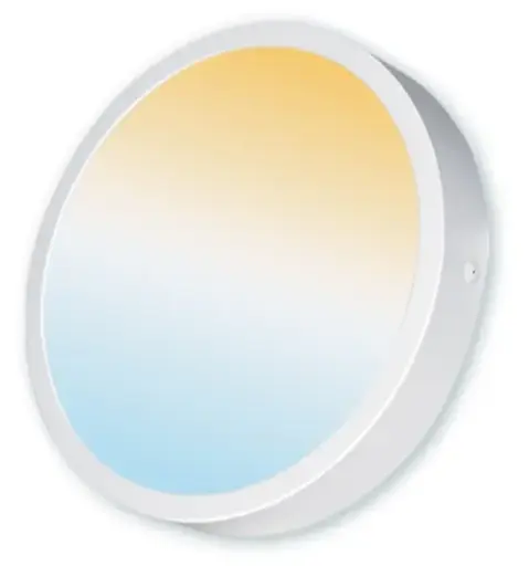 [PAN-LUC-618SHL3T] PANEL LED SUPERFICIAL REDONDO 6" 18 W 3 TONOS 1800LM (100 - 305 V) REF. 618SHL3T+ MARCA LUCERNA