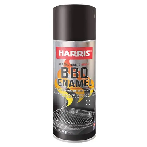[SPR-HAR-38124] SPRAY AERESOL ESMALTE ALTA TEMPERATURA BBQ COLOR NEGRO 1200 F° 315 ML REF. 38124 / 250260 MARCA HARRIS