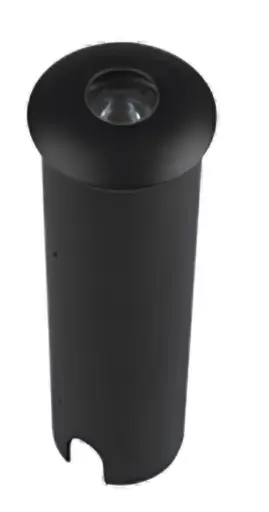 [LAM-ART-AI-GUFT-3W] LAMPARA DE PISO P/ JARDIN EMPOTRABLE CIRCULAR IP65 3W 3000K 100-265 V ALUMINIO NEGRO REF. AI-GUFT-3W ARTIG LIGHT