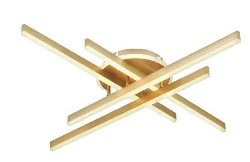 [LAM-KAS-DI-149-GD-30K-Z] LAMPARA COLGANTE 52 W 3000 K 85-265 V 80X80 CM COLOR DORADA REF. DI-149-GD-30K-Z MARCA KASALIGHT