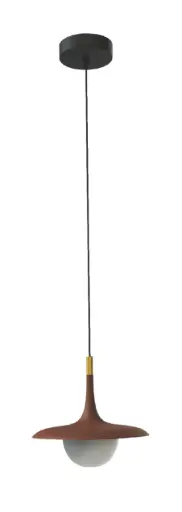 [LAM-KAS-DI-229-BN-Z] LAMPARA COLGANTE G9 110-240 V 25X20 CM C/ MARRON REF. DI-229-BN-Z MARCA KASALIGHT