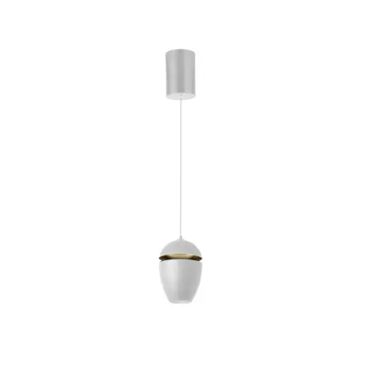 [LAM-KAS-DI-263-WH-30K-Z] LAMPARA COLGANTE 12W 3000K 110-240 V C/ BLANCO REF. DI-263-WH-30K-Z MARCA KASALIGHT / ARTIG LIGHT