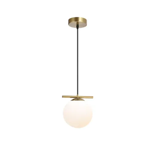 [LAM-KAS-DI-398-GD-Z] LAMPARA COLGANTE E27 110-240 V 16X18X16 CM C/ DORADO REF. DI-398-GD-Z MARCA KASALIGHT / ARTIG LIGHT