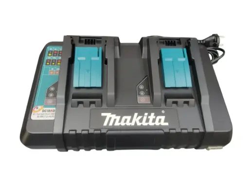 [CAR-MAK-196433-6] CARGADOR DE BATERIA LI-ION DOBLE 18V 4.0 AMP REF. 196433-6 / DC18RC / 4444033 MARCA MAKITA