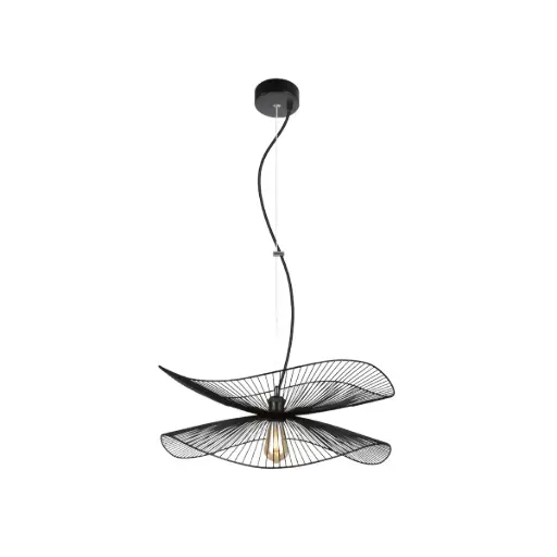 [LAM-KAS-DI-401-BK-Z] LAMPARA COLGANTE E27 110-240 V 60X15 CM COLOR NEGRO REF. DI-401-BK-Z MARCA KASALIGHT / ARTIG LIGHT