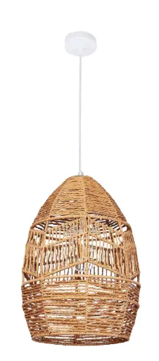 [LAM-KAS-DI-420-WD-Z] LAMPARA COLGANTE BAMBU E27 110-240V COLOR MADERA REF. DI-420-WD-Z MARCA KASALIGHT