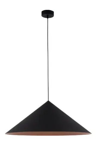[LAM-KAS-DI-555-BK-30K-Z] LAMPARA LED COLGANTE 3000K 85-265V 80X19 CM C/ NEGRO-DORADO REF. DI-555-BK-30K-Z MARCA KASALIGHT