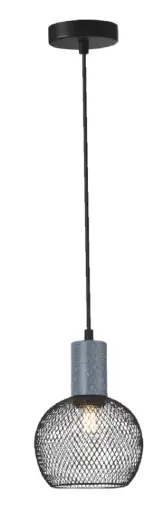 [LAM-KAS-DI-95-BK-Z] LAMPARA COLGANTE E27 110-240V C/ NEGRO REF. DI-95-BK-Z MARCA KASALIGHT