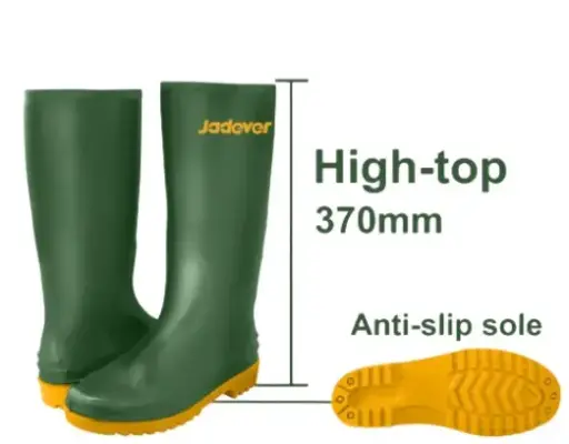 [BOT-JAD-JDRB1L39] BOTA DE GOMA / PVC CAÑA LARGA SIN PUNTERA COLOR VERDE TALLA -39 (PAR) REF. JDRB1L39 MARCA JADEVER