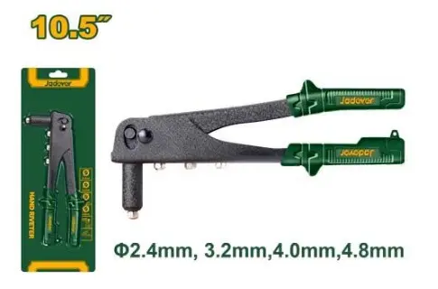 [REM-JAD-JDHR1610] REMACHADORA MANUAL DE ACERO INOXIDABLE 10.8" 2.40 / 3.20 / 4.0 / 4.80 MM REF. JDHR1610 MARCA JADEVER