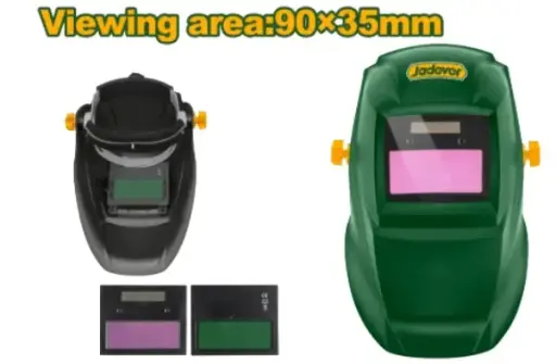 [CAR-JAD-JDWH2501] CARETA PROTECTORA P/ SOLDAR ELECT FOTOSENSIBLE 90 X 35 MM C/ VERDE REF. JDWH2501 MARCA JADEVER