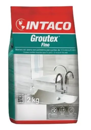[CAR-INT-PT0770] CARATEO / SELLADOR DE JUNTAS GROUTEX 2 KG COLOR NEGRO INTENSO REF. PT0770 / 017723 MARCA INTACO