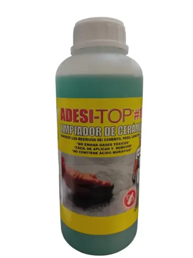 [LIM-ADE-ADT09] LIMPIADOR DE CERAMICA Y PORCELANATO #12 1 LITRO REF. ADT09 / 500674 MARCA ADESI-TOP