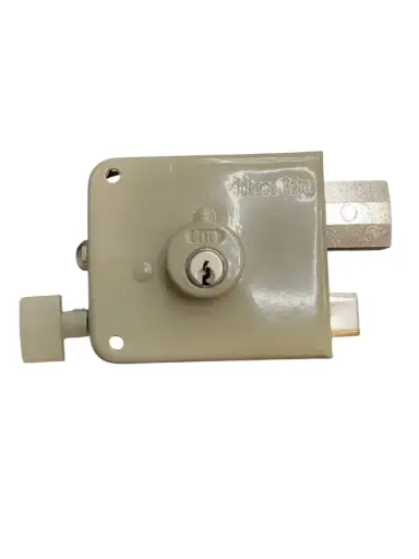 [CER-IDE-2G71505] CERRADURA FIJA DE SOBREPONER DER. CILINDRO LARGO C/ LLAVE Y SEG. NOCTURNO MOD. G715FD REF. IDE-2G71505 / 827547 IDEACE
