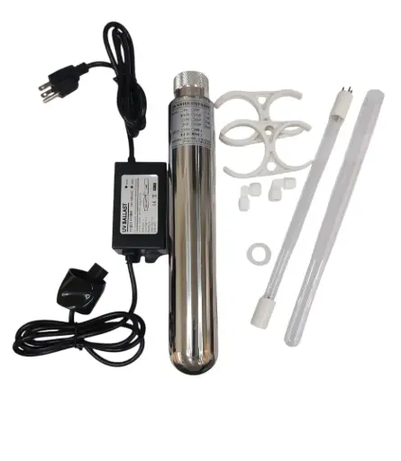 [LAM-OAS-EMUV-25W1/2CN] LAMPARA UV 25W CHINA 1/2" ACCION BACTERIOLOGICA CARCASA ACERO INOX. BOMBILLO+CUARZO BALASTO 110V 60HZ REF. EMUV-25W1/2CN MARCA OASIS
