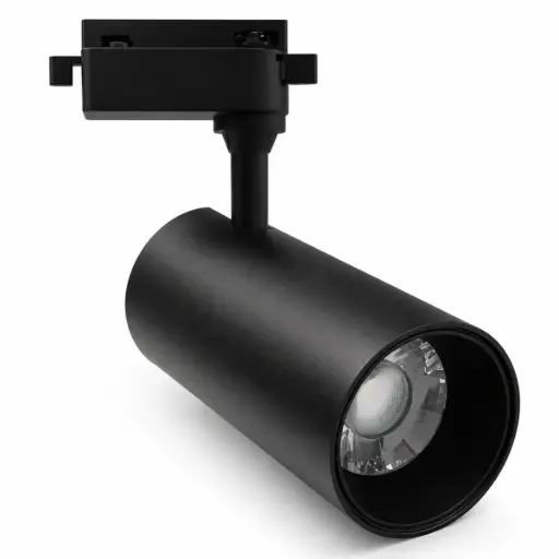 [APL-HEA-290-CCT-20W] LAMPARA LED INTEGRADA T/ BALA 20W CCT 100-240V 1400LM 68X130MM C/NEGRO P/RIEL TRACK LIGHT REF. 2096-CCT-20W / LUM15001 / 008576 MARCA HEA LIGHT