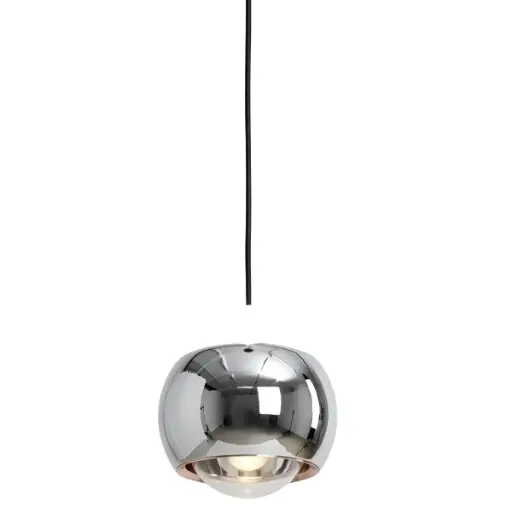 [LAM-ILU-KM10CH] LAMPARA COLGANTE EYE 10W 3500K IP20 1200LM 85-265V 100X105MM COLOR CROMADO REF. KW561 MARCA ILUMINAK