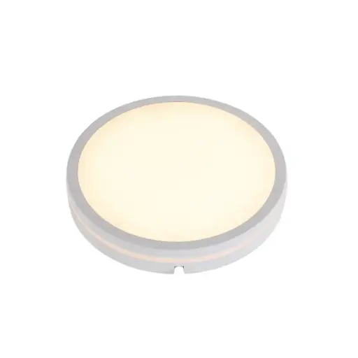 [LAM-ILU-JM101] LAMPARA DE TECHO SUPERFICIAL CIRCULAR 25W 20X4.5CM 100-277V 3CCT C/SELECTOR IP65 2750LM COLOR BLANCO REF. JM101 ILUMINAK 