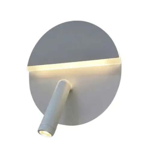 [LAM-ILU-HY83461] LAMPARA LED DE PARED DECORATIVA SUP. KNEELAND INTEGRADA 10W 3CCT 85-265V 700LM IP20 COLOR BLANCO REF. HY83461 MARCA ILUMINAK