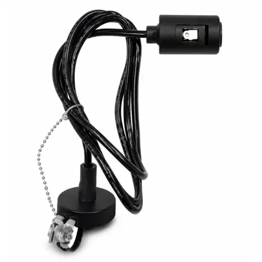 [BAS-LUM-LB-1616] BASE DE PARA RIEL MAGNÉTICO LB-1615 TIPO CABLE PARA RIEL ESTRUCTURA LB-1615 COLOR NEGRO REF. LB-1616 MARCA LUMIND