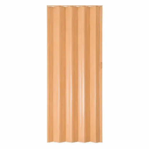 [PUE-BAS-45-04-446] PUERTA PLEGABLE DE PVC COLOR FRESNO (MARRON CLARO) 90 X 210 CM PANEL BASICO MOD. GUAYANA REF. 45-04-446 / 14-07-052 MARCA BASIC LIVING