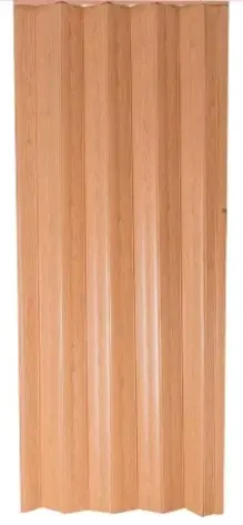 [PUE-BAS-45-04-446] PUERTA PLEGABLE DE PVC COLOR FRESNO (MARRON CLARO) 90 X 210 CM PANEL BASICO MOD. GUAYANA REF. 45-04-446 / 14-07-052 MARCA BASIC LIVING