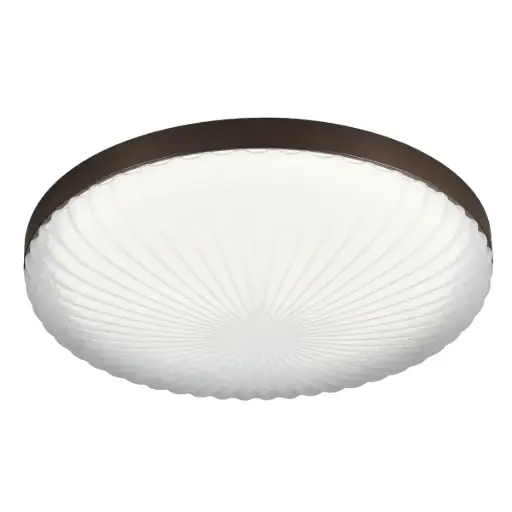 [PLA-LUC-S-504] PLAFON DECORATIVO LED COMPOSTELA REDONDA 36 W 35CM 3CCT C/ DRIVER COLOR BLANCO REF. S-504 / 31060320 MARCA LUCERNA