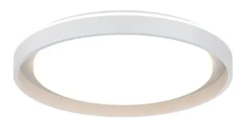 [PLA-LUC-S-506B] PLAFON DECORATIVO LED SEUL REDONDA 36 W 35CM 3CCT C/ DRIVER COLOR BLANCO REF. S-506 B / 31060335 MARCA LUCERNA