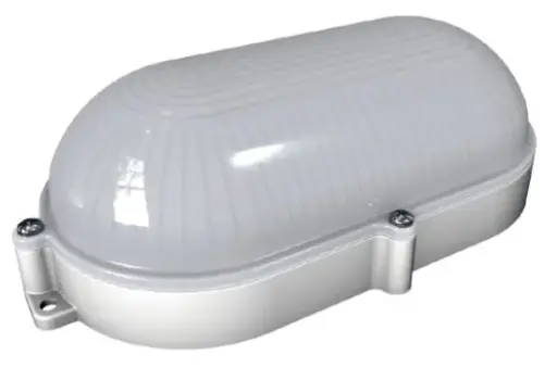 [VAP-LUC-VP712OVIP653K] VAPOLETA OVALADA 12W IP5 3000 K MULTV 100-277V 100LM COLOR BLANCO REF. VP712OVIP653K / 61000253 MARCA LUCERNA