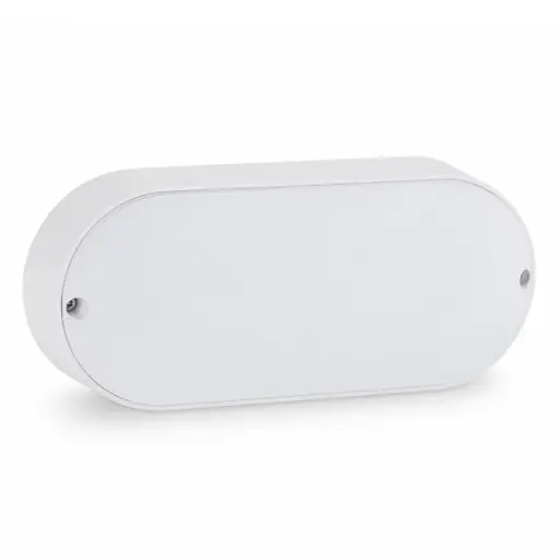 [VAP-LUC-VP818OV] VAPOLETA OVALADA 18W IP54 6500 K MULTV 100-277V 100LM COLOR BLANCO REF. VP818OV / 61000356 MARCA LUCERNA
