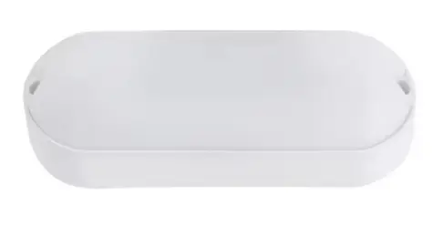 [VAP-LUC-VP1024OV3K] VAPOLETA OVALADA 24W IP54 3000 K MULTV 100-277V 100LM COLOR BLANCO REF. VP1024OV3K / 61000365 MARCA LUCERNA
