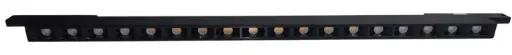 [LAM-LUM-LUM-1733-B4K] LAMPAR LED LINEAL MULTISPOT 15W 24V 4000K ULTRA DELGADO NEGRO P/RIEL MAGNET. LUM-1733-B4K LUMIND 