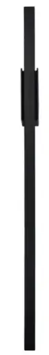 [LAM-LUM-LUM-1740] APLIQUE DE PARED INTEGRADO 25 X 800MM CCT:3000K 12W 100-240V IP54 C/ NEGRO REF. LUM-1740 MARCA LUMIND